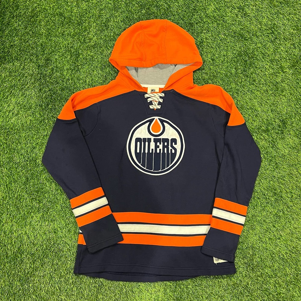 Youth Edmonton Oilers Hockey Pullover Hoodie